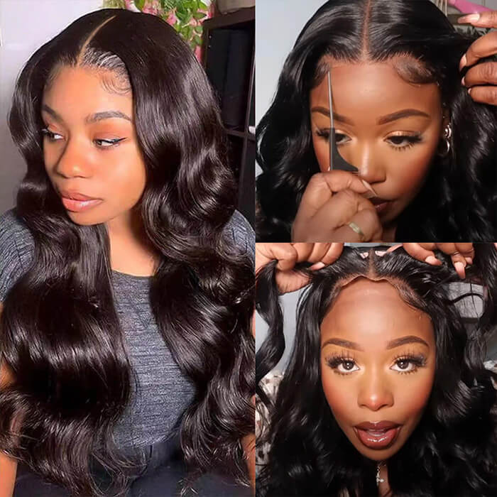 2Wigs $189 | 8x5 Deep Parting Glueless Body Wave & Water Wave Pre Cut HD Lace Wig Flash Sale