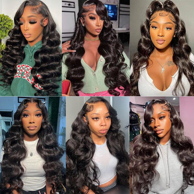 Body Wave Human Hair 3 Bundles With 4x4 Lace Closure