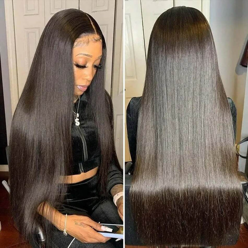 Skin Melt HD Lace Wigs 13x4 Lace Front Wigs Glueless Straight Human Hair Wigs