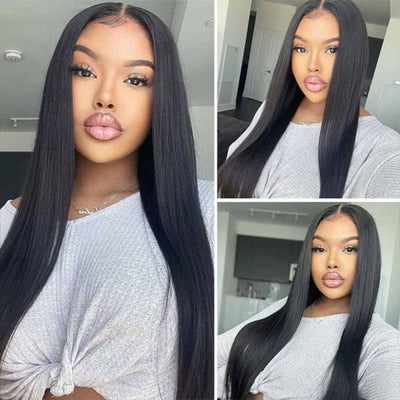HD Transparent Lace Front Human Hair Wigs 13x4/13x6 Straight Frontal Wig For Women