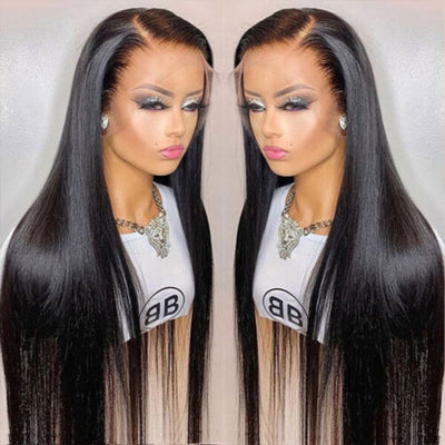 HD Transparent Lace Front Human Hair Wigs 13x4/13x6 Straight Frontal Wig For Women