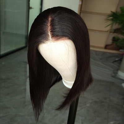 Pre Cut Wigs Air Cap Straight Bob Wig  HD Lace Wigs Glueless Human Hair Wigs Beginner Friendly